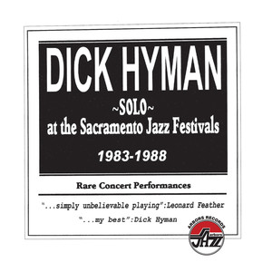 Solo At The Sacramento Jazz Festivals 1983-1988 cover