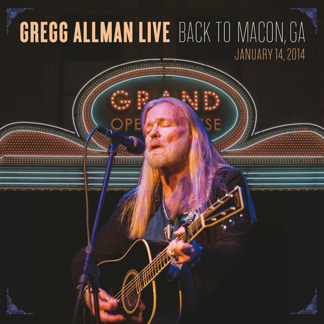 Gregg Allman Live: Back To Macon, GA Albumcover