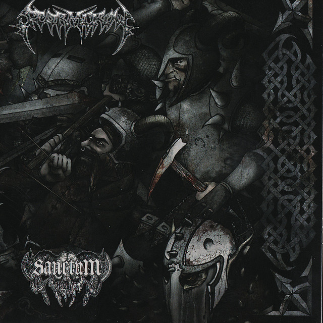 Stormcrow/sanctum Split Lp cover
