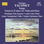 Taconet: Fourteen Songs / Violin Sonata in D Minor Albumcover