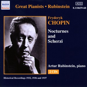 Chopin: Nocturnes and Scherzi (Rubinstein) (1936-1937) Albumcover