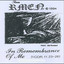 In Remembrance of me Albumcover