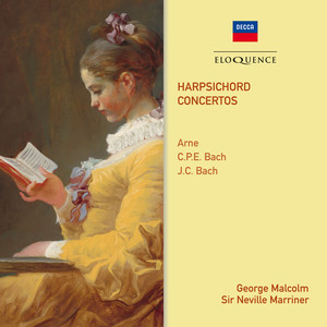 Arne, C.P.E. Bach & J.C. Bach: Harpsichord Concertos album
