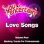 Love Songs - Professional Backing Tracks, Vol. 4 Albumcover