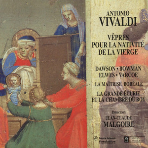 Vêpres pour la Nativité de la Vierge cover