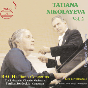 Tatiana Nikolayeva, Vol. 2: Bach Concertos (Live) album