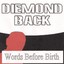 Words Before Birth Albumcover