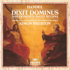 Handel: Dixit Dominus, HWV 232; Nisi Dominus, HWV 238; Salve Regina, HWV 241 album