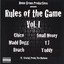 Rules Of The Game Vol. 1 cover