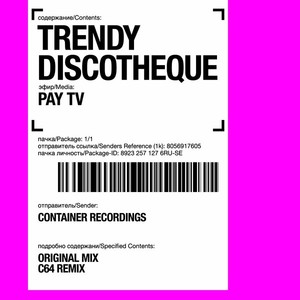 Trendy Discotheque Albumcover