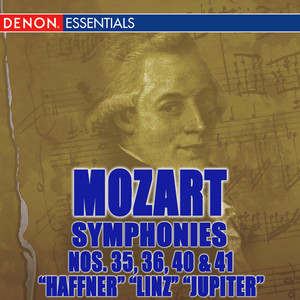 Symphonies Nos. 35, 40 & 41 cover