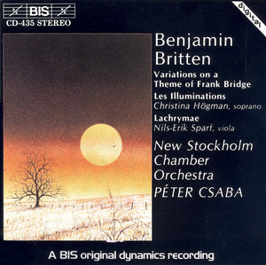 Variations on a Theme of Frank Bridge / Les Illuminations / Lachrymae cover