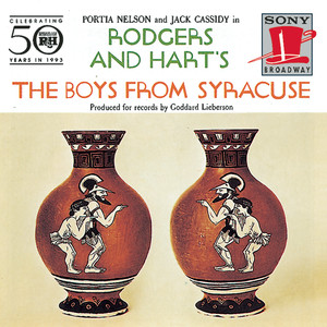 The Boys from Syracuse (Studio Cast Recording (1953) cover
