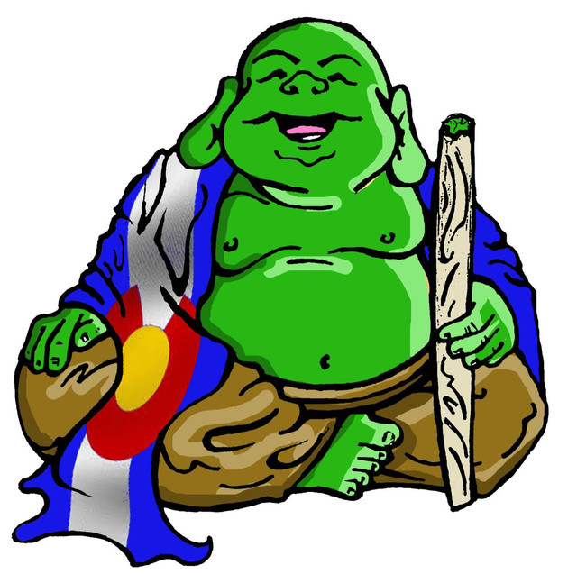 Green Buddha photo
