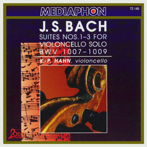 Bach: Suites for Violoncello Nos. 1-3, BWV 1007-1009 album