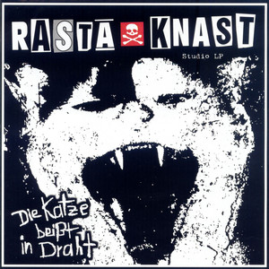 Die Katze beißt in Draht cover