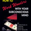 How to Work Wonders with Your Subconscious Mind Albumcover