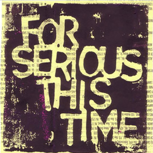 For Serious This Time Photo