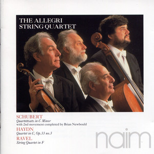 Schubert: Quartettsatz in C Minor - Haydn: Quartet in C - Ravel: String Quartet in F Albumcover