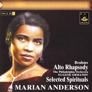 Brahms: Alto Rhapsody & Spirituals album