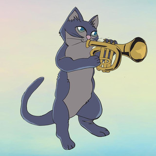 Cat Trumpet poster