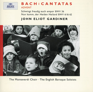Advent Cantatas BWV 36, 61, 62 cover
