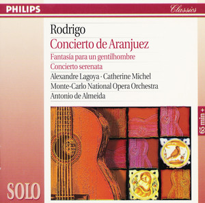 Rodrigo: Concierto de Aranjuez; Fantasía para un gentilhombre; Concierto serenata album