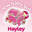 New Baby Girl Hayley Albumcover