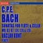 Carl Philip Bach: Sonatas For Flute Violoncello Wq. 83, 87, 124, 126 & 128 Albumcover
