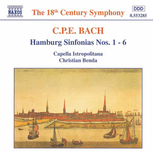Hamburg Sinfonias nos. 1-6 cover