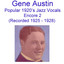 Popular 1920's Jazz Vocals (Encore 2) [Recorded 1925-1928] cover