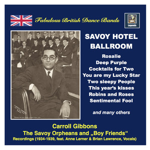 Fabulous British Dance Bands: Savoy Hotel Ballroom (Remastered 2016) cover