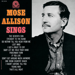 Mose Allison Sings cover