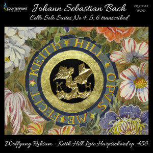 Bach: Cello Suites Nos. 4-6, BWV 1010-1012 (Arr. Rübsam for Lute-Harpsichord) album
