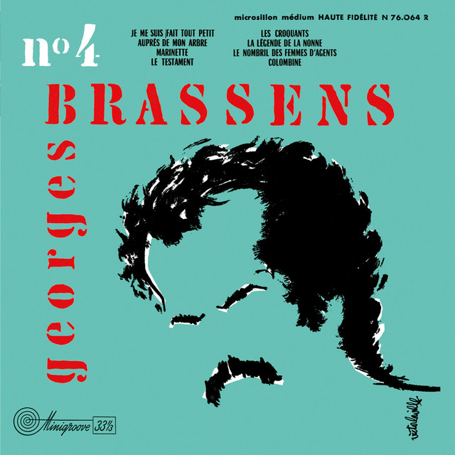 Georges Brassens Et Sa Guitare N°4 cover