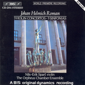 3 Violin Concertos / 3 Sinfonias cover