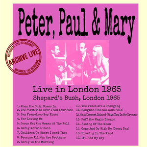 Live In London 1965 cover