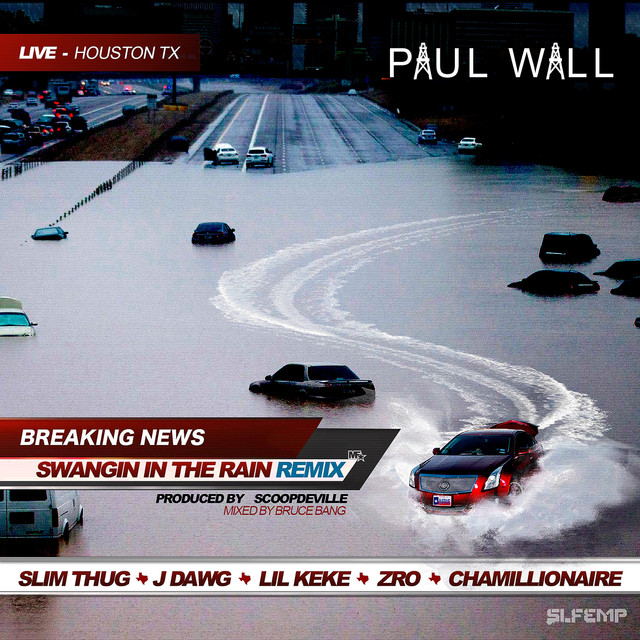 Swangin In The Rain (remix) [feat. Slim Thug, J-dawg, Lil Keke, Z-ro, & Chamillionaire] - Single cover