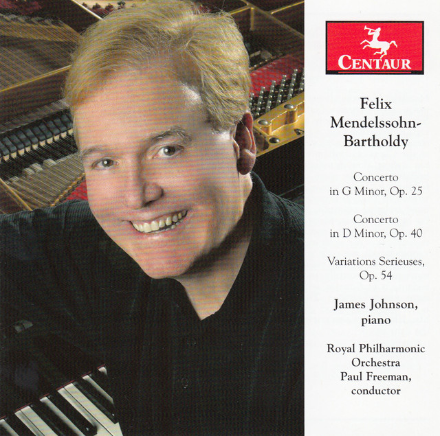Mendelssohn: Piano Concertos & Variations sérieuses Albumcover