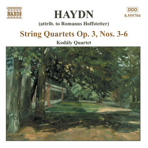 String Quartets: Op. 3, nos. 3-6 cover