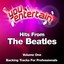 Hits from The Beatles - Professional Backing Tracks, Vol. 1 Albumcover