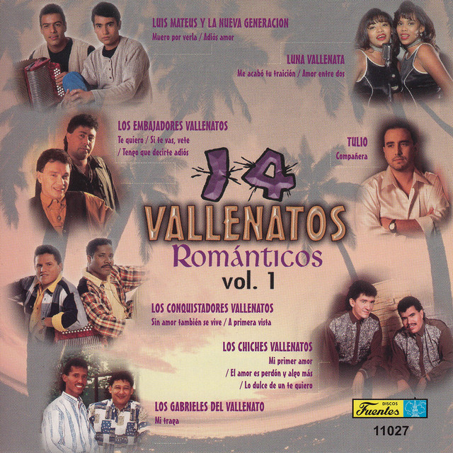 14 Vallenatos Románticos, Vol. 1 Albumcover