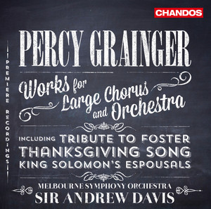Works for Large Chorus and Orchestra cover