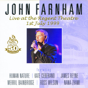 John Farnham Live At The Regent Theatre album