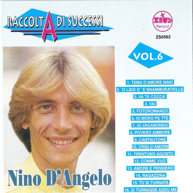 Raccolta di successi, vol. 6 (The Best of Nino D'Angelo Collection) Albumcover