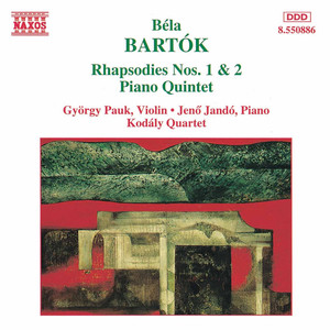 Rhapsodies nos. 1 & 2 / Piano Quintet cover