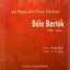 Béla Bartók: 44 Duos for Two Violins, Sz. 98, Bb 104 Albumcover