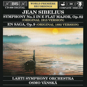 Symphony no. 1 cover