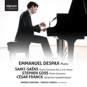 Saint-Saëns, Goss, Franck: Works for Piano & Orchestra Albumcover