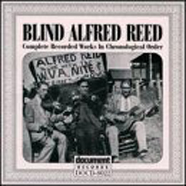 Blind Alfred Reed (1927-1929) cover